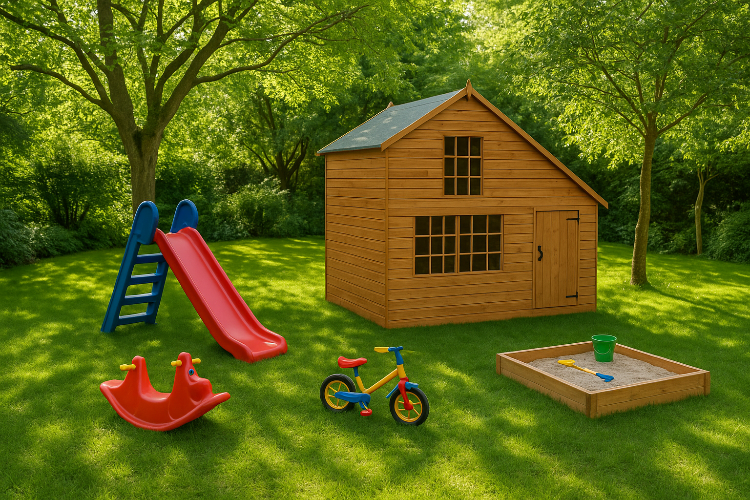 Bearwood Play Wooden Playhouse