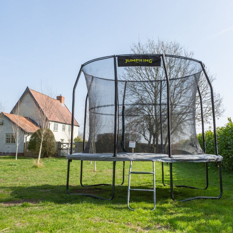 7ft x 10ft Jumpking Oval Professional Trampoline with Accessories