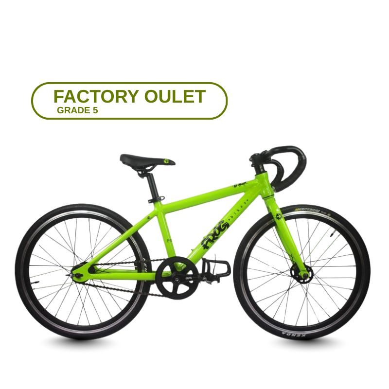 Frog Track 58 Green bicycle with on a white background (Factory Outlet Grade 5)