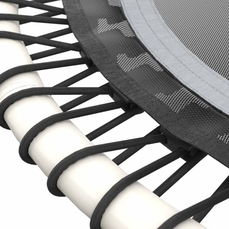 Close up ACON Fit Round Rebounder showing quality bungees