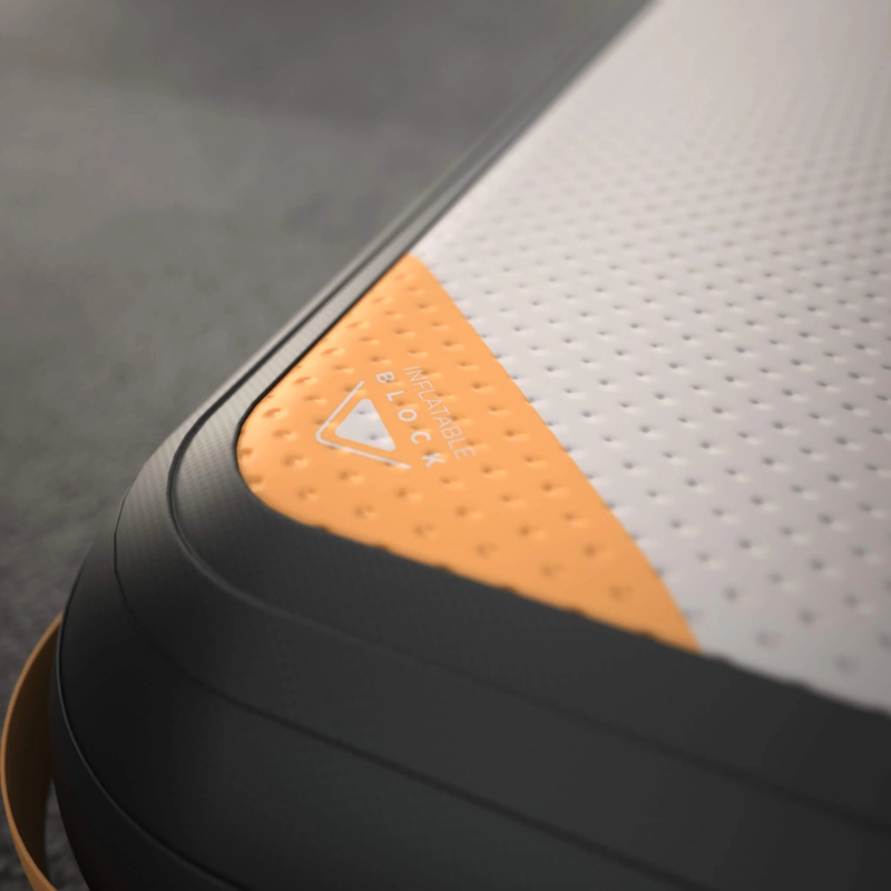 Close-up of ACON X Block