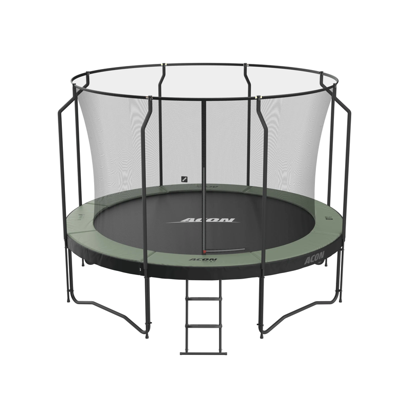 ACON Air 12ft Round Trampoline with Enclosure Net