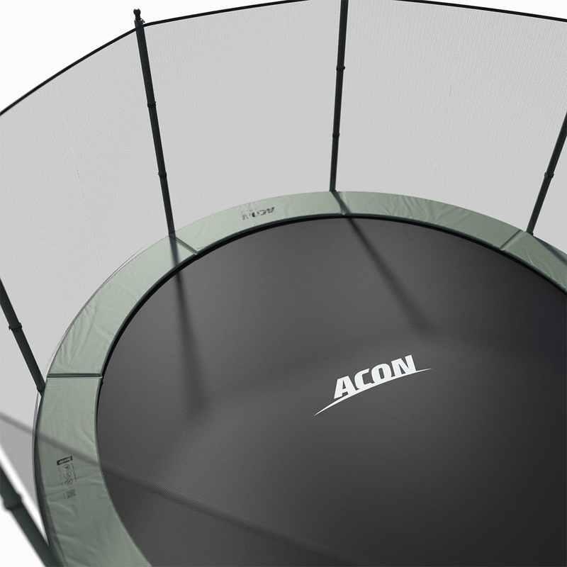 ACON Air 12ft Round Trampoline with Enclosure Net