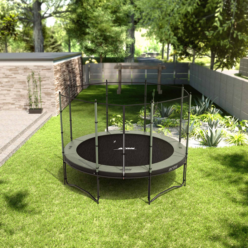 ACON Air 12ft Round Trampoline with Enclosure Net