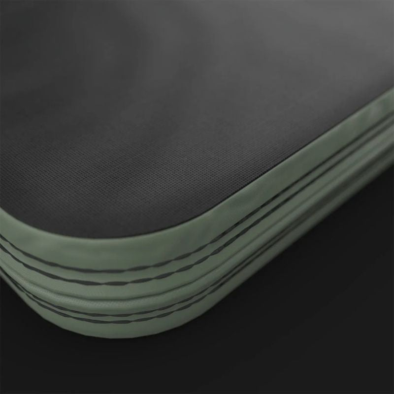 Close up shot of ACON Crash Mat Green Model showing it edges