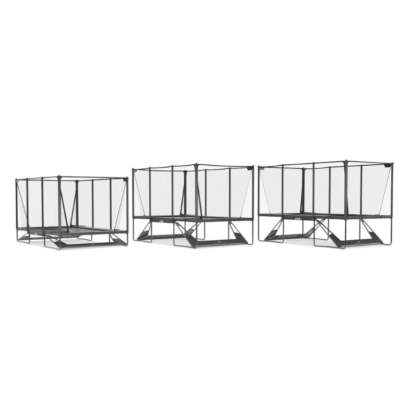 image of Acon X trampoline showing it height level when using Acan Heigh Kit