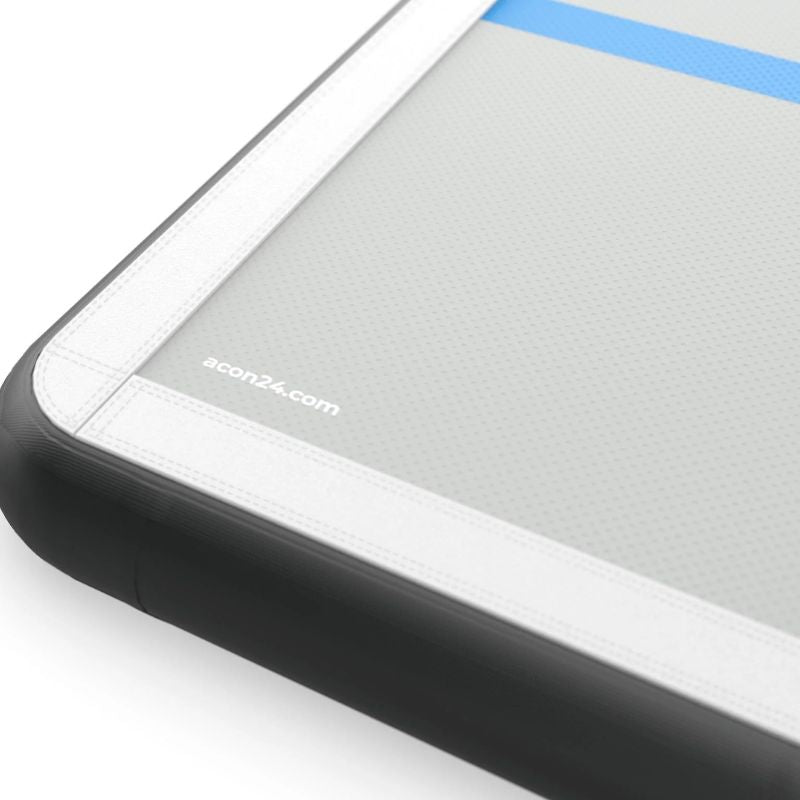 Close up of ACON Airtrack showing its edges
