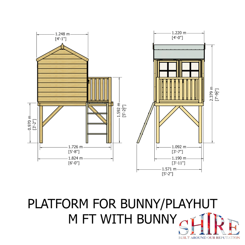 Bunny + Platform 6x4
