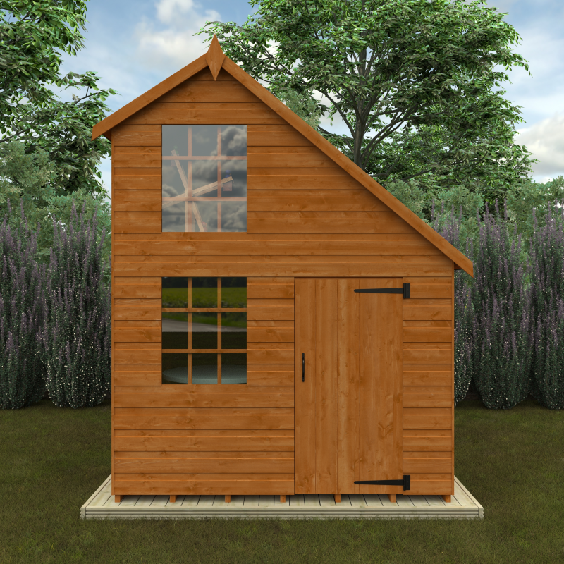 8x6 Clubhouse Shiplap