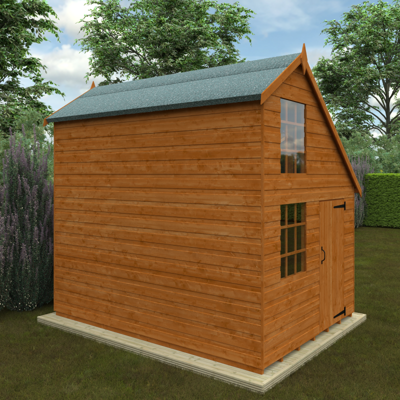 8x6 Clubhouse Shiplap
