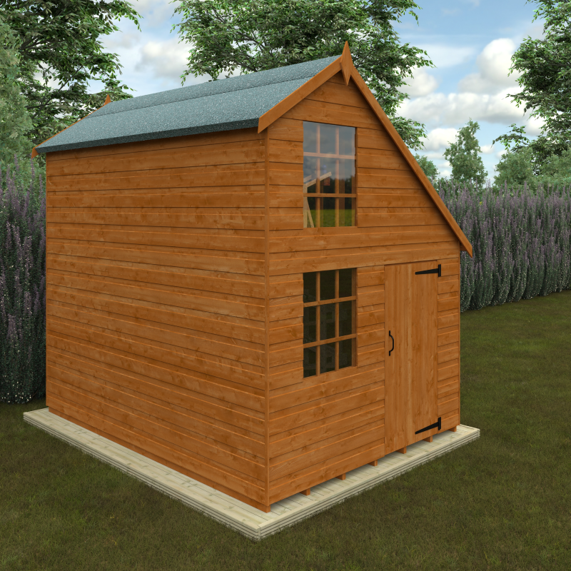 8x6 Clubhouse Shiplap