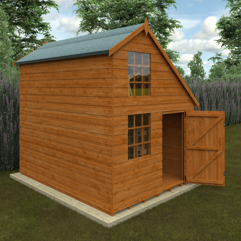8x6 Clubhouse Shiplap