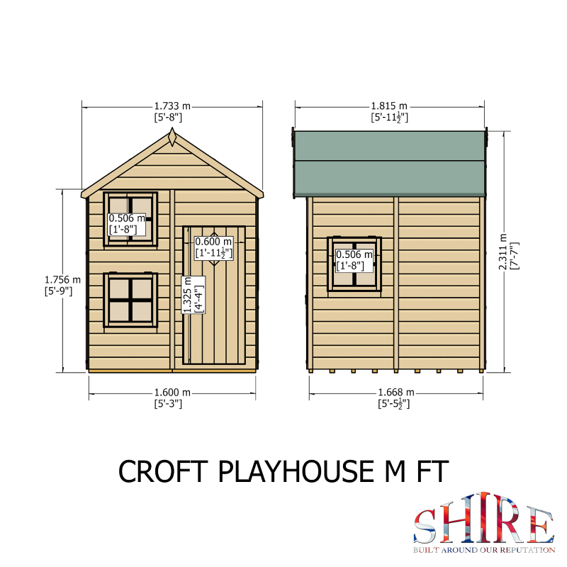 Croft Playhouse 5x5
