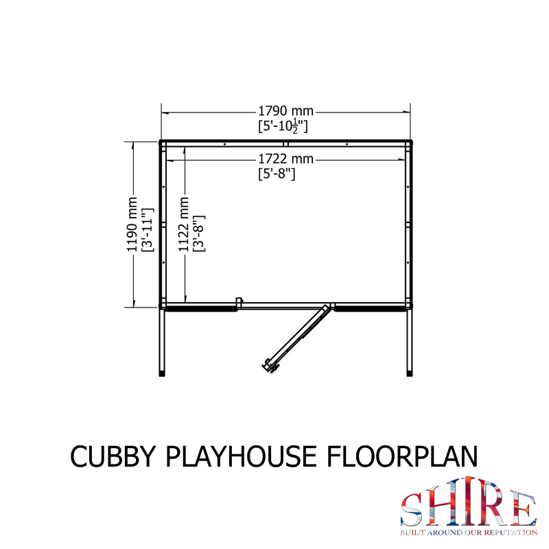 Cubby Playhouse 6x4