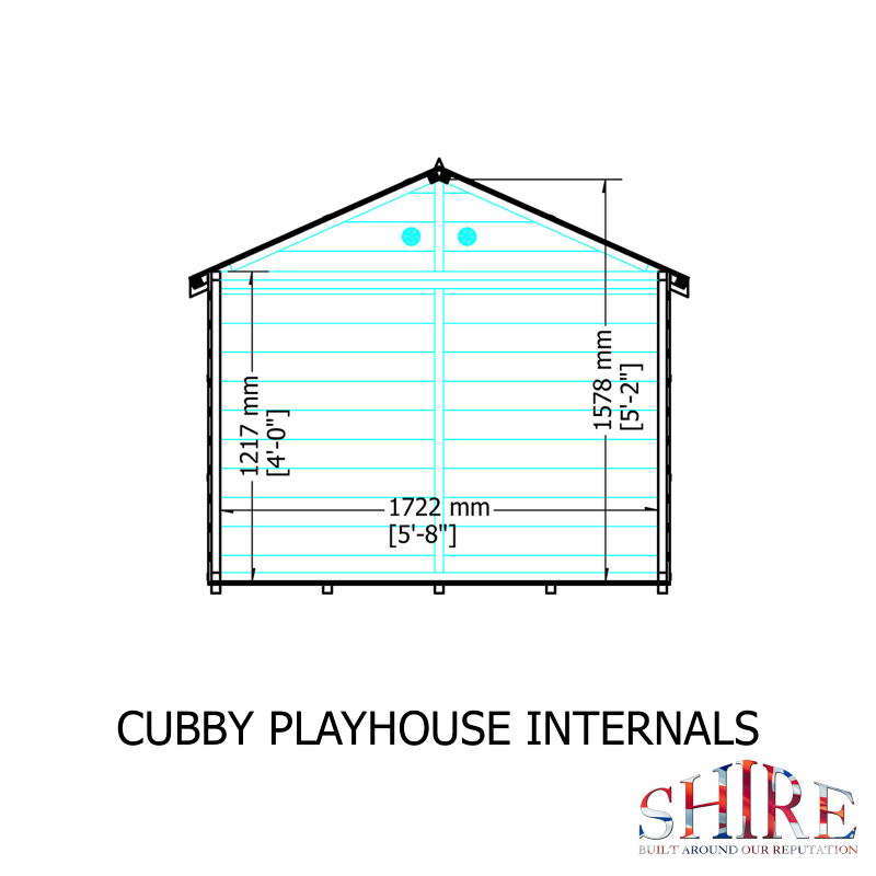 Cubby Playhouse 6x4