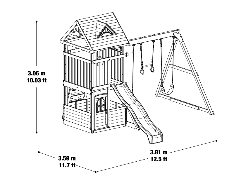 Driftwood Cove Climbing Frame