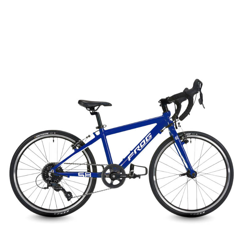 Frog Road 58 Blue bicycle on a transparent background (Factory Outlet)