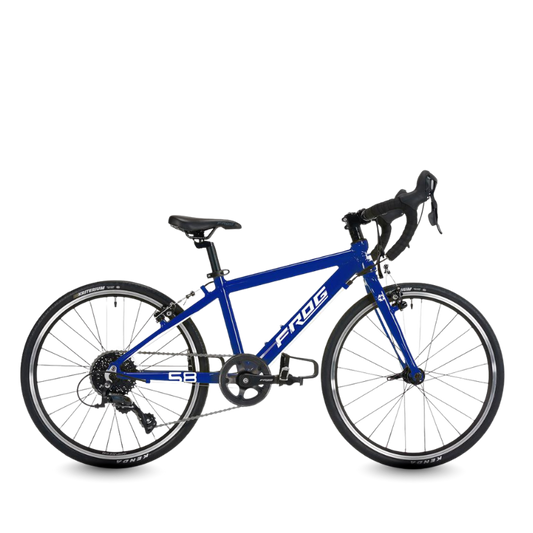 Frog Road 58 Blue bicycle on a transparent background (Factory Outlet)