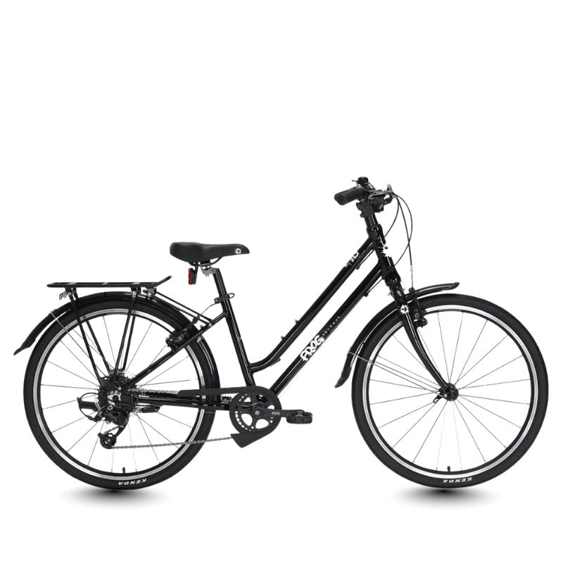 Frog City 61 Black bicycle on a white background