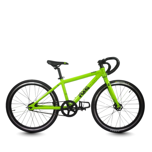 Frog Track 58 green bicycle on a transparent background