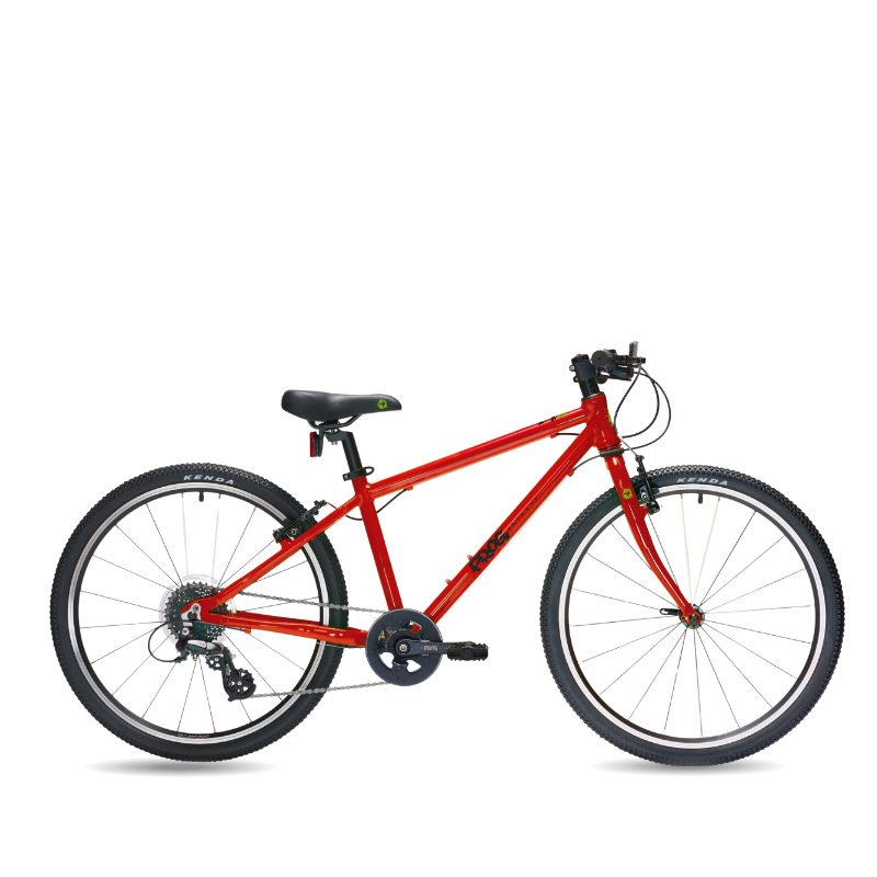 Frog 61 Red bicycle on a transparent backgrounf