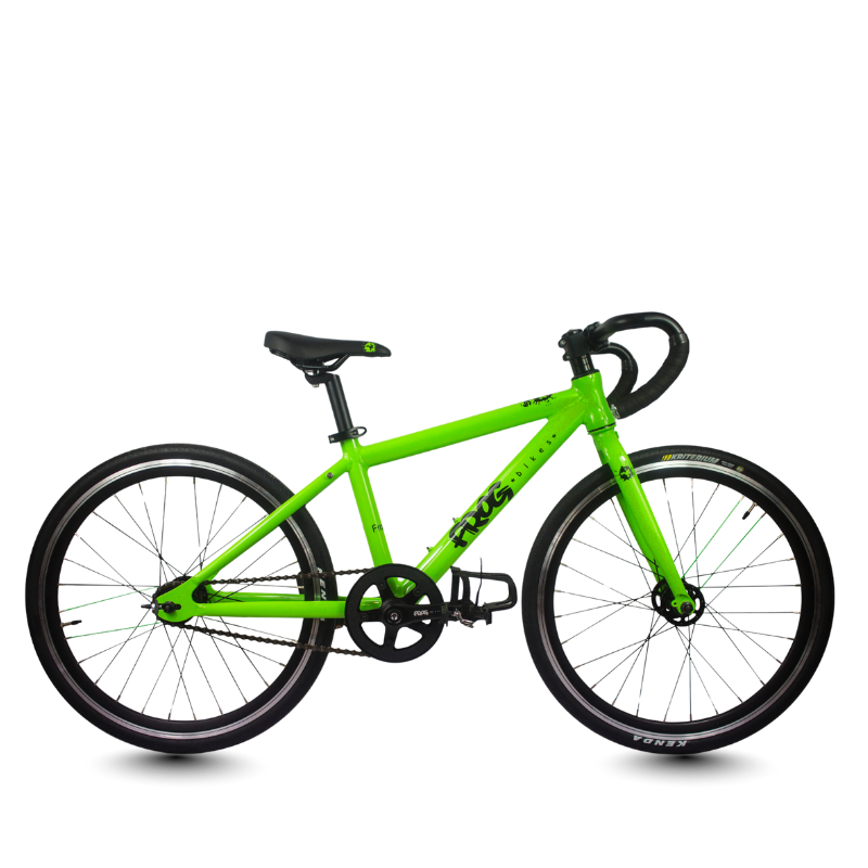 Frog Track 58 Green bicycle on a transparent background