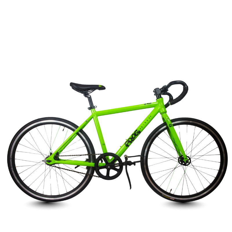 Frog Track 67 Green bicycle on a transparent background
