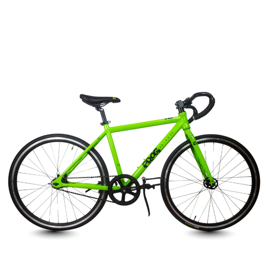 Frog Track 67 Green bicycle on a transparent background