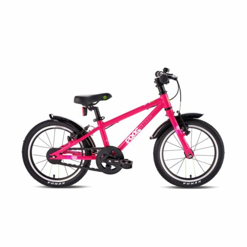 Frog44 Pink with mudguard and white background