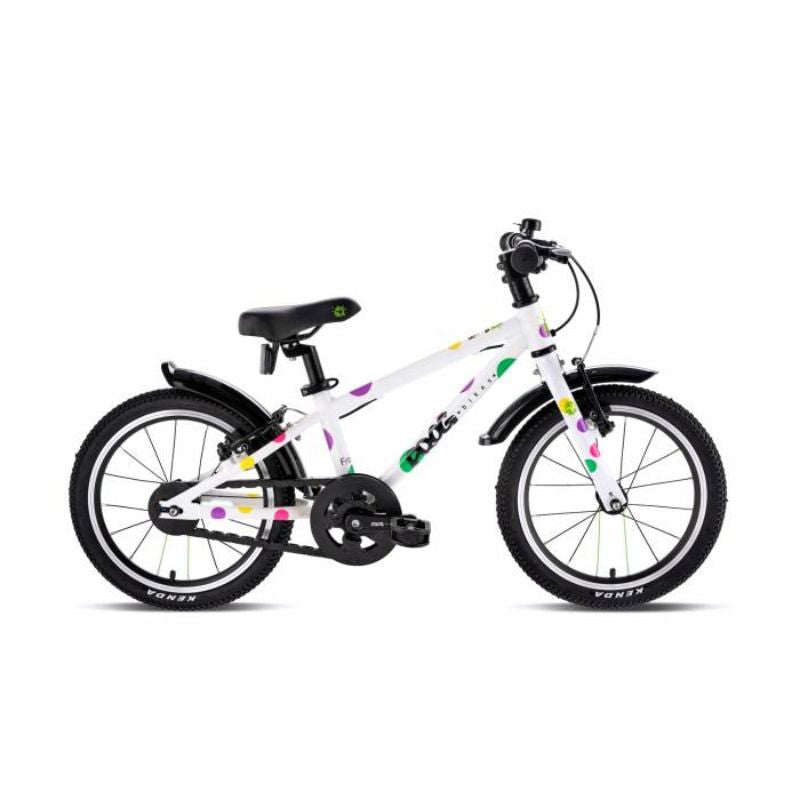 Frog44 Spotty with mudguard and white background