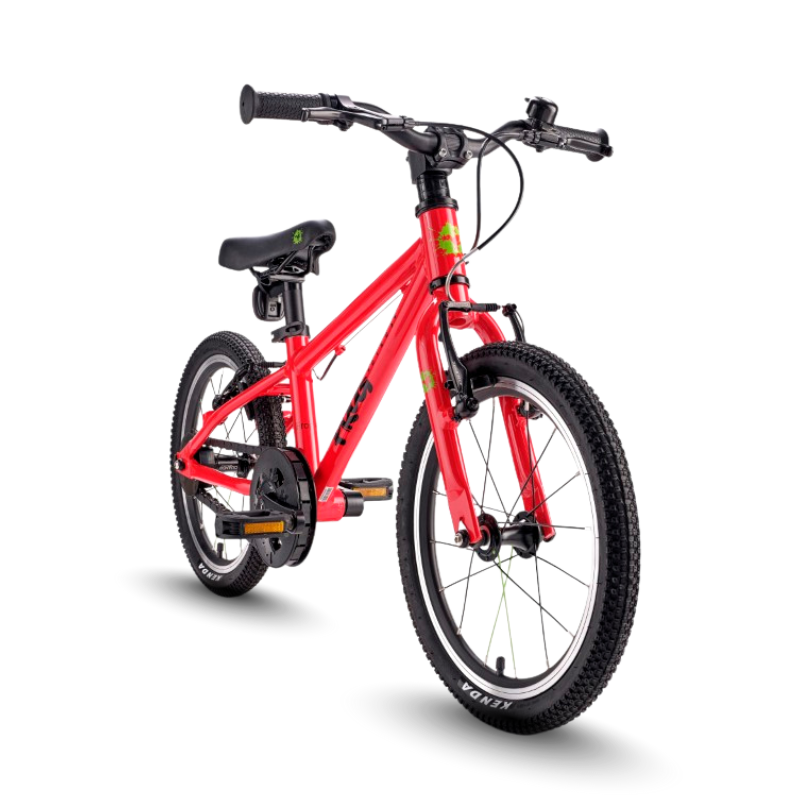 Frog 47 Red children's bicycle on a transparent background