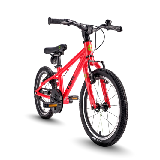 Frog 47 Red children's bicycle on a transparent background