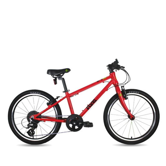 Frog 53 Red Hybrid bicycle on a transparent background