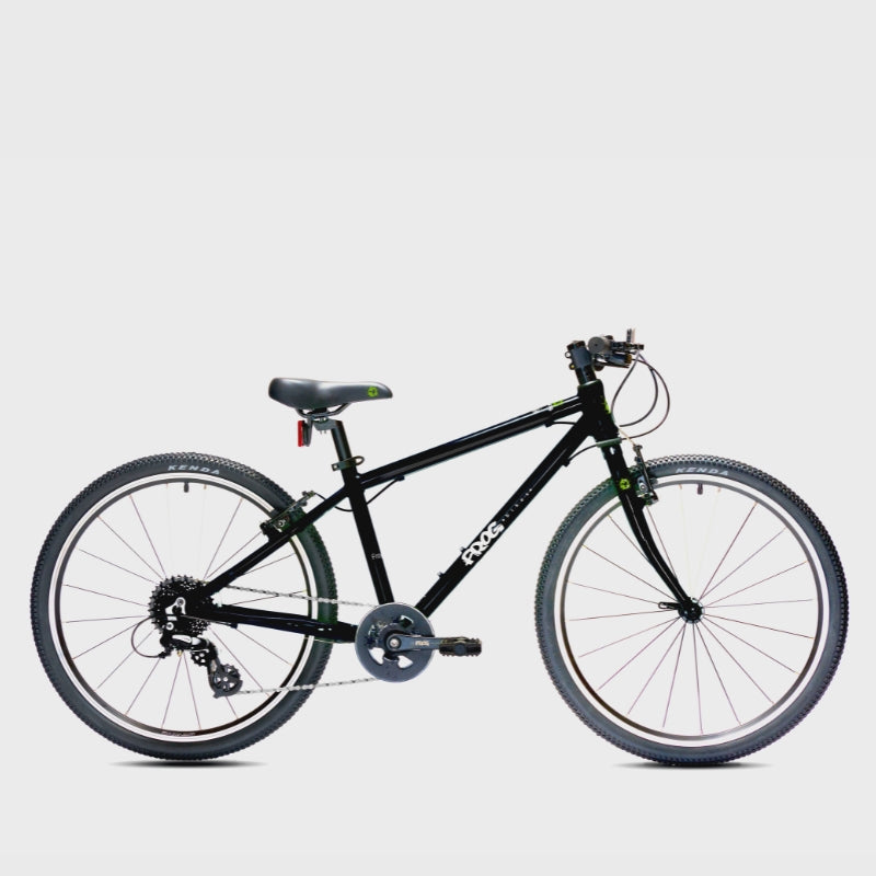Frog 61 Black bicycle on a light gray background