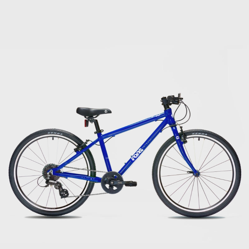 Frog 61 Blue bicycle on a light gray background