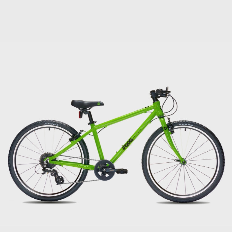 Frog 61 Green bicycle on a light gray background