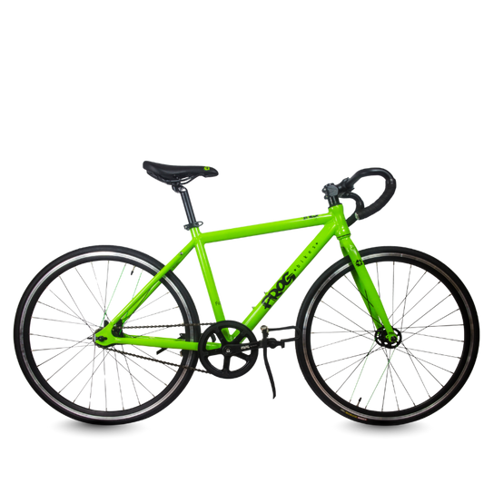 Frog  Track 70  Green bicycle on a transparent background