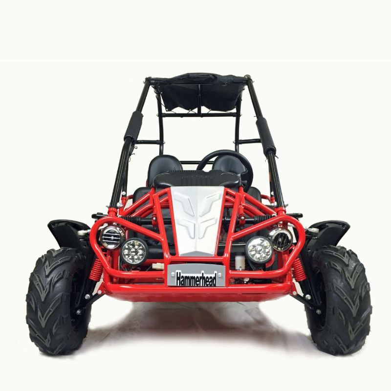 Reverse 208R Kids OffRoad Buggy Red on a white background Front View