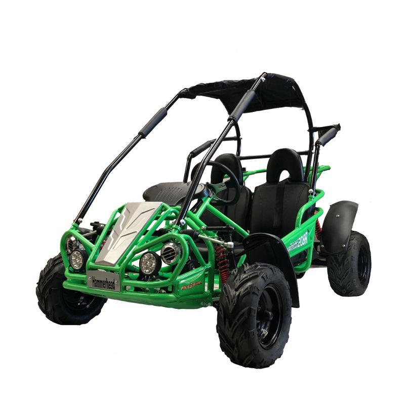 Reverse 208R Kids OffRoad Buggy Green on a white background