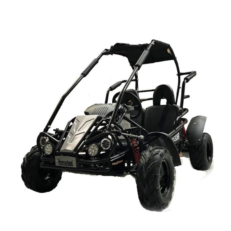 Reverse 208R Kids OffRoad Buggy Black on a white background