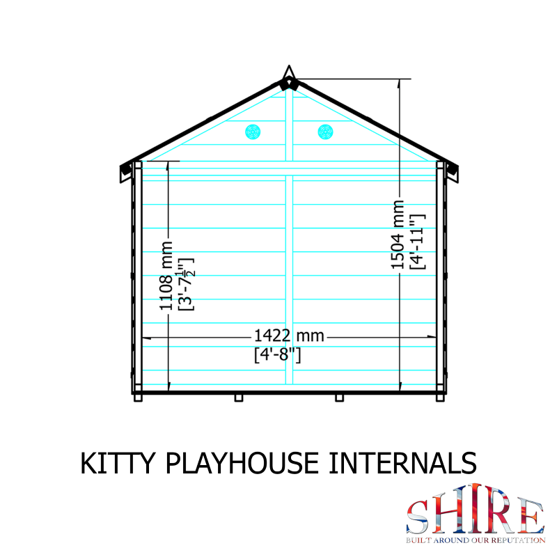 Kitty Playhouse 5×4