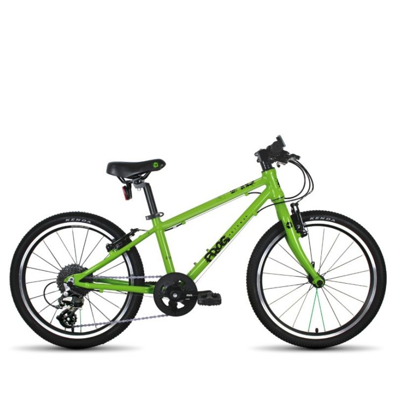 Frog 53 Green Hybrid bicycle on a white background