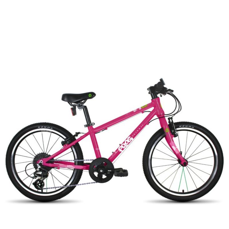 Frog 53 Pink Hybrid bicycle on a white background