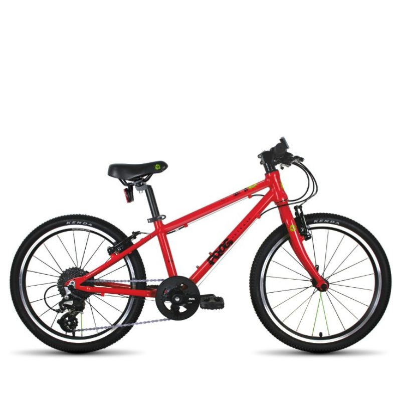 Frog 53 Red Hybrid bicycle on a white background