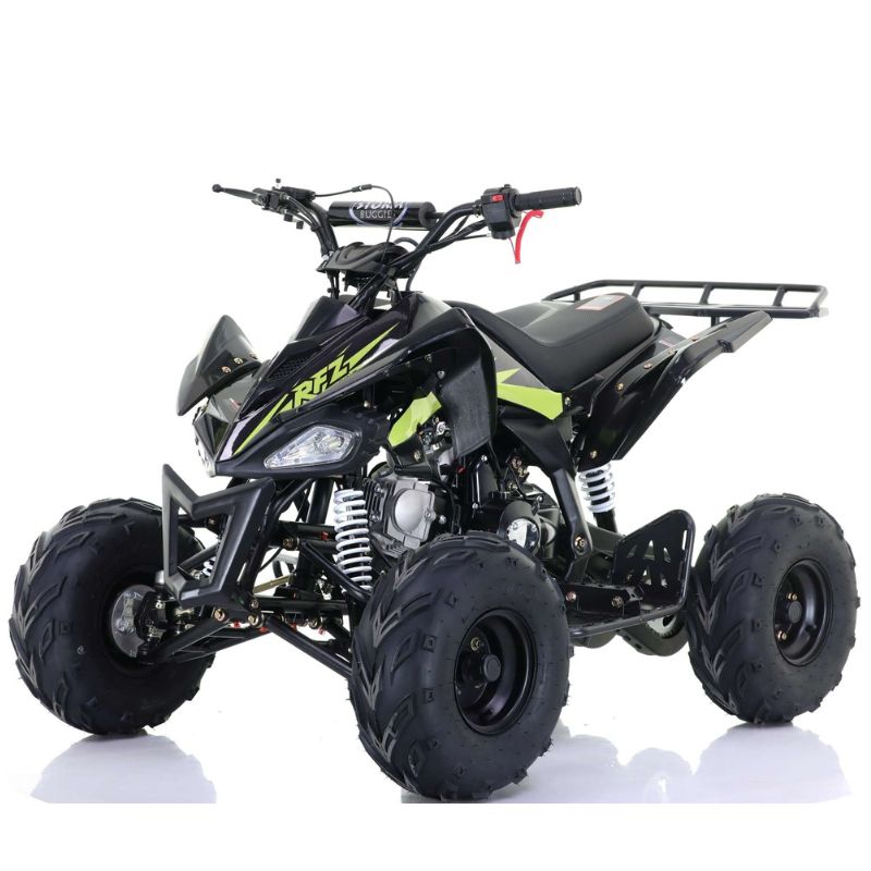 PANTHER 110cc KIDS QUAD BLACK BIKE on a white background