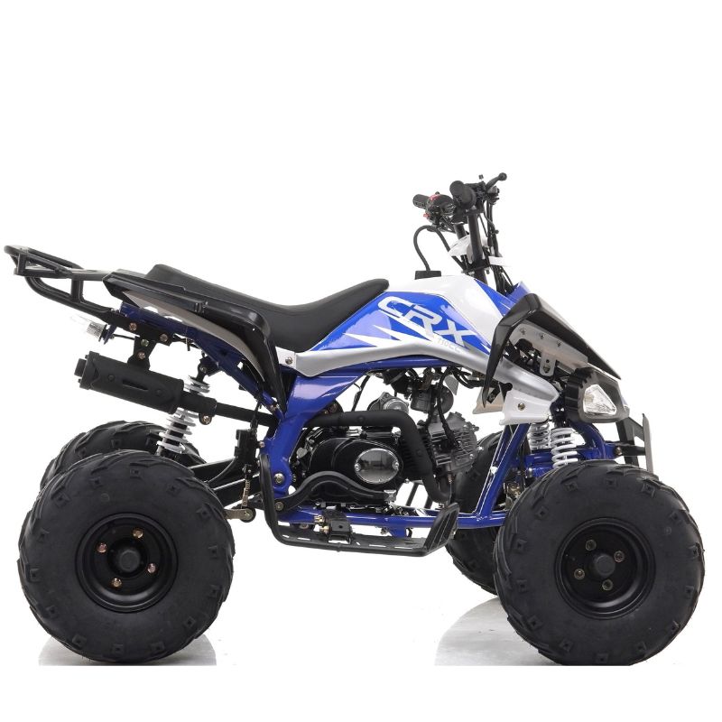PANTHER 110cc KIDS QUAD BLUE  BIKE on a white background - side view