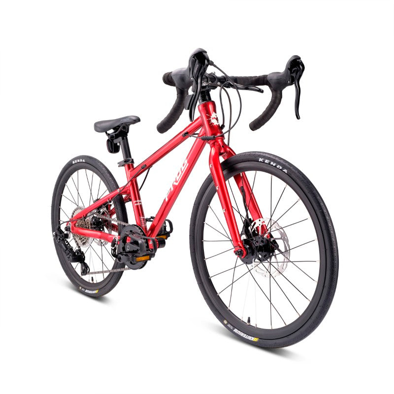 Frog Road 53 Red  Bike on a white background