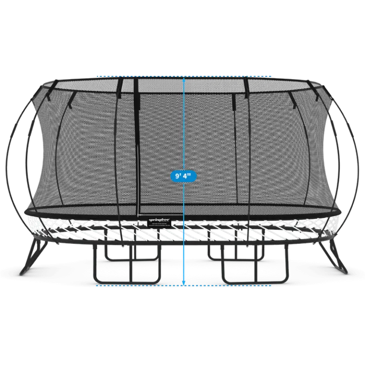 Springfree 12ft x 19ft Jumbo Oval Trampoline Size : Height