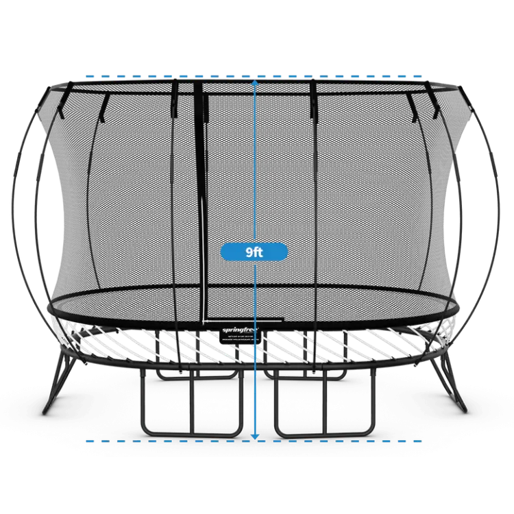 Springfree® 8ft x 11ft Oval Trampoline Size: Height