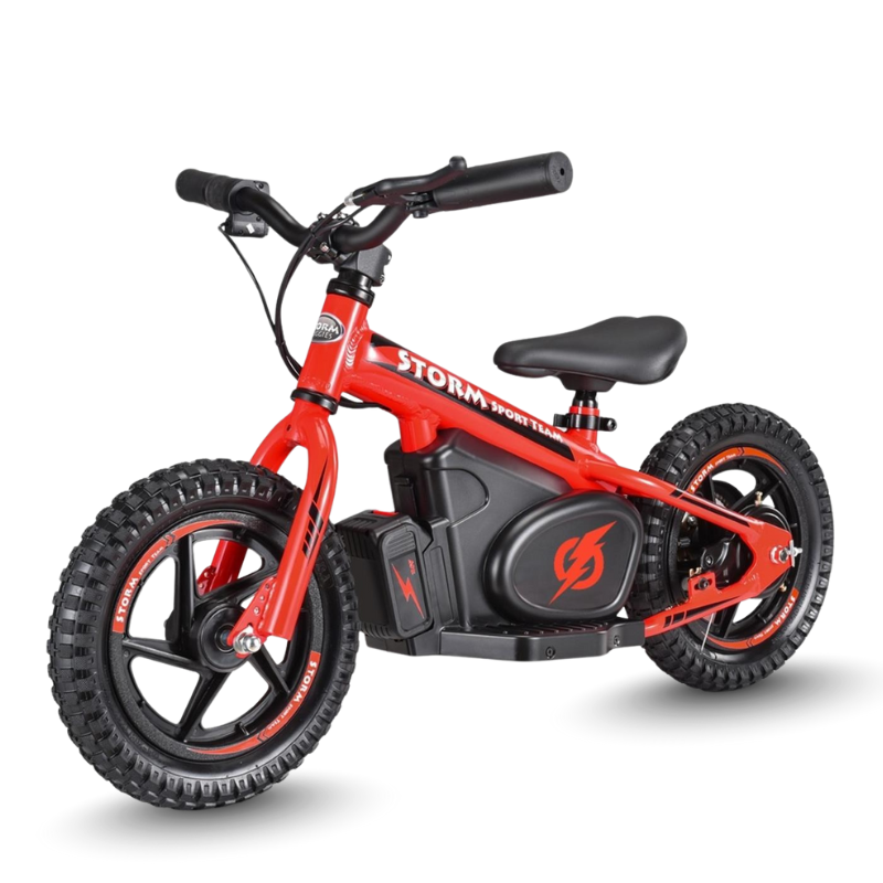 Red Storm Kids 100w Electric Motorbike with transparent background